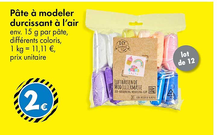 Pâte à modeler durcissant à l’air