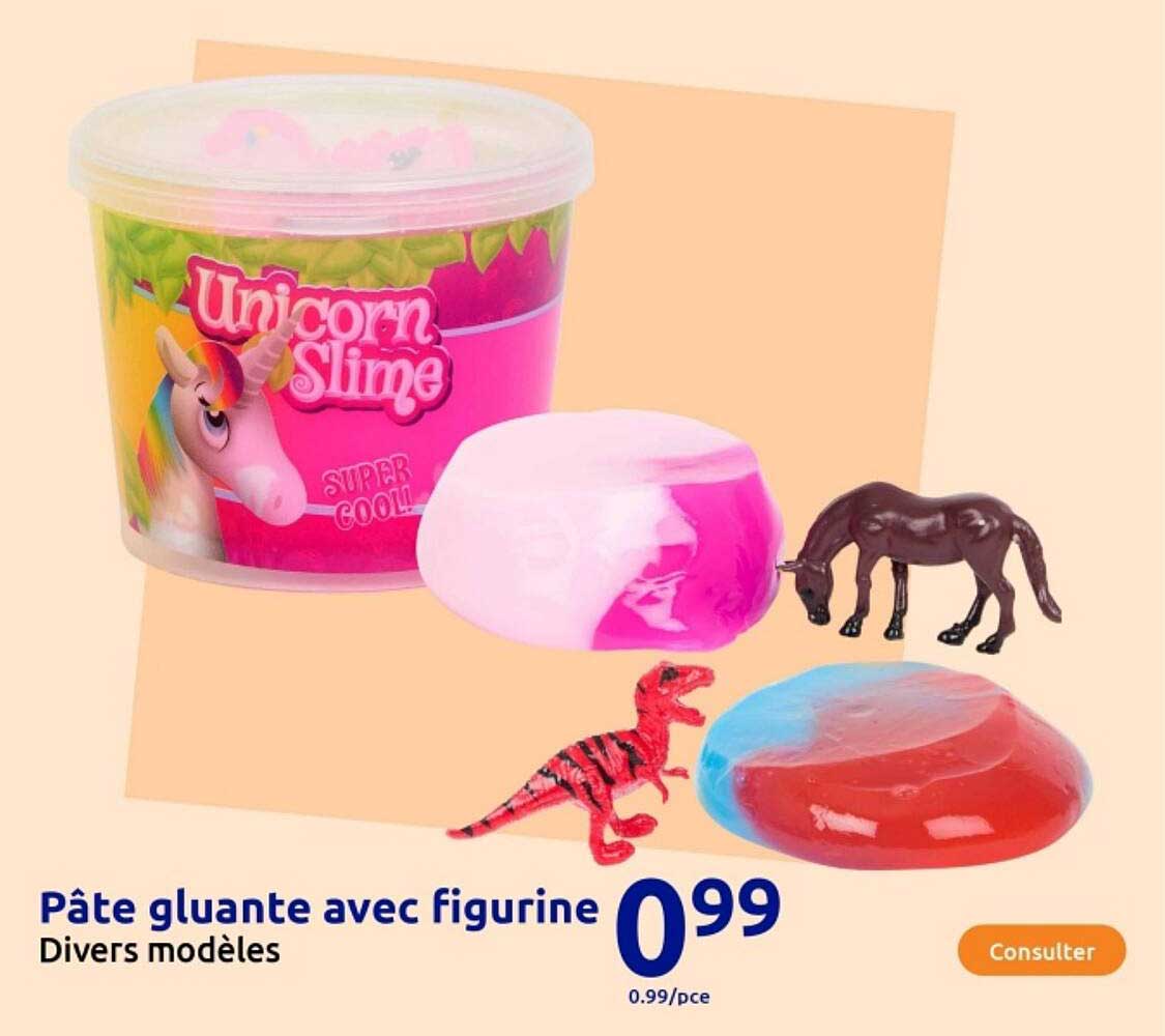 Pâte gluante avec figurine