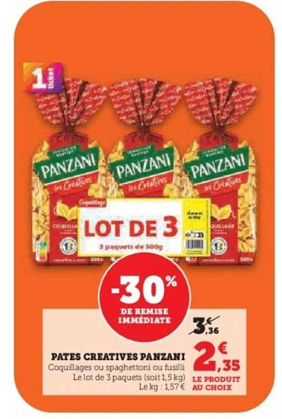 PATES CREATIVES PANZANI