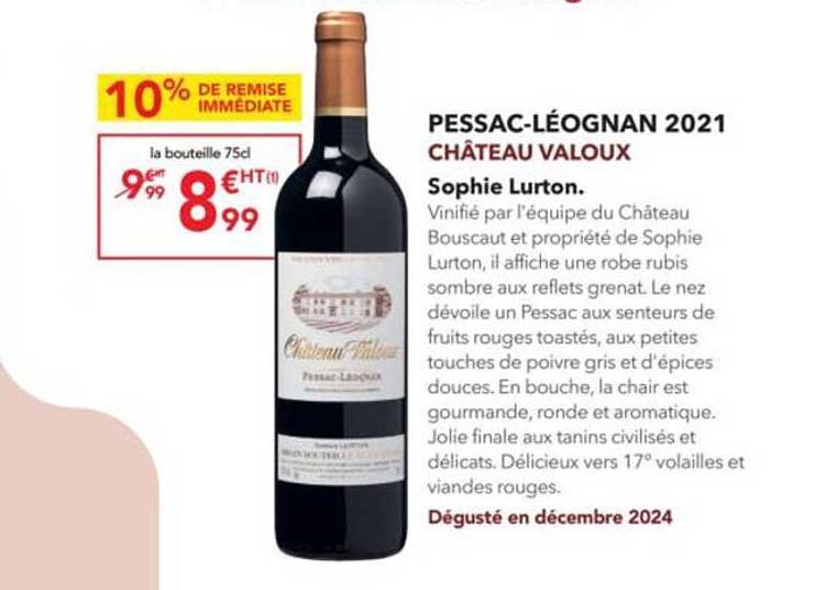 PESSAC-LÉOGNAN 2021 CHÂTEAU VALOUX