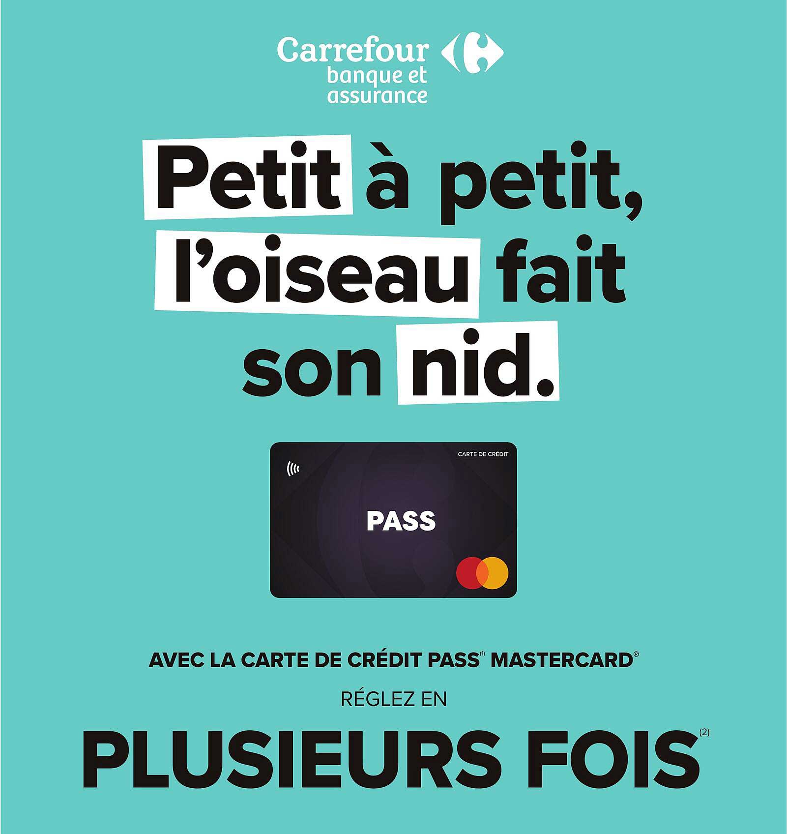 Petit à petit, l’oiseau fait son nid.