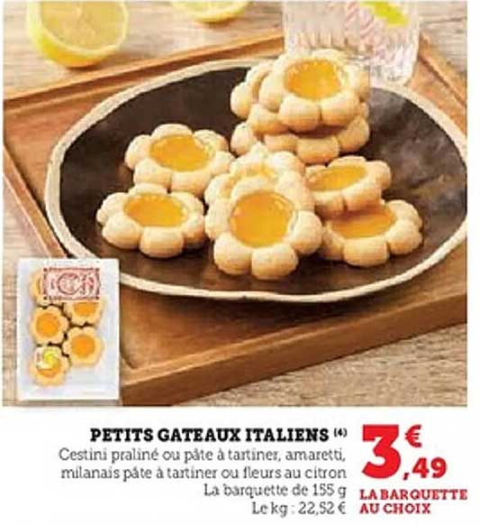 PETITS GATEAUX ITALIENS