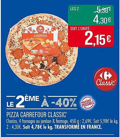 PIZZA CARREFOUR CLASSIC’