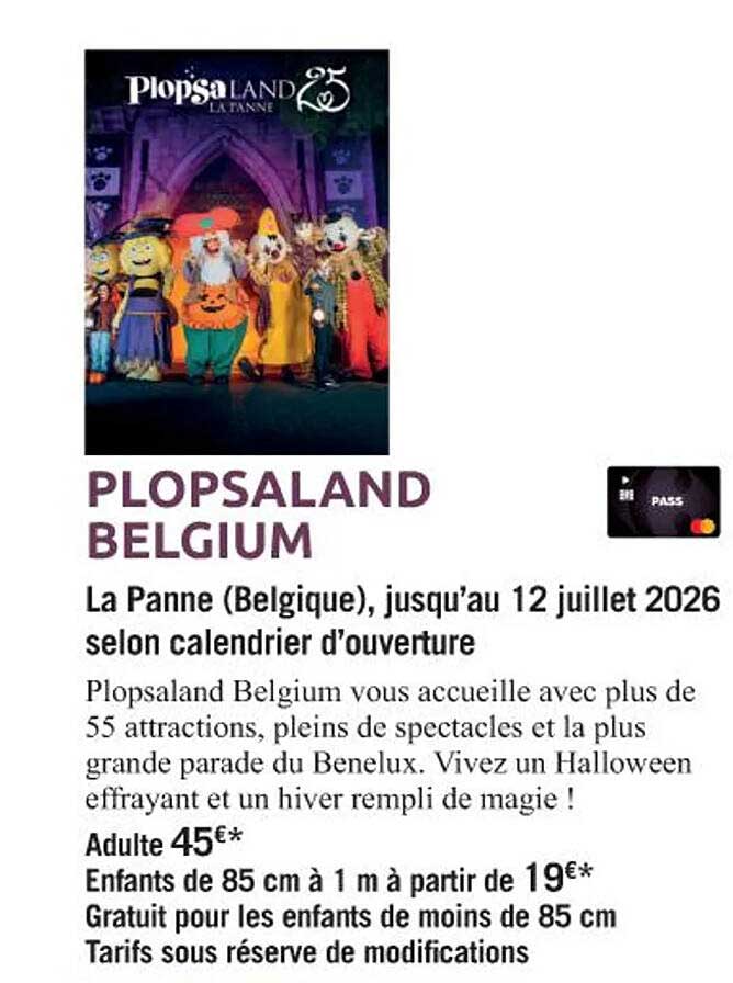 PLOPSALAND BELGIUM
