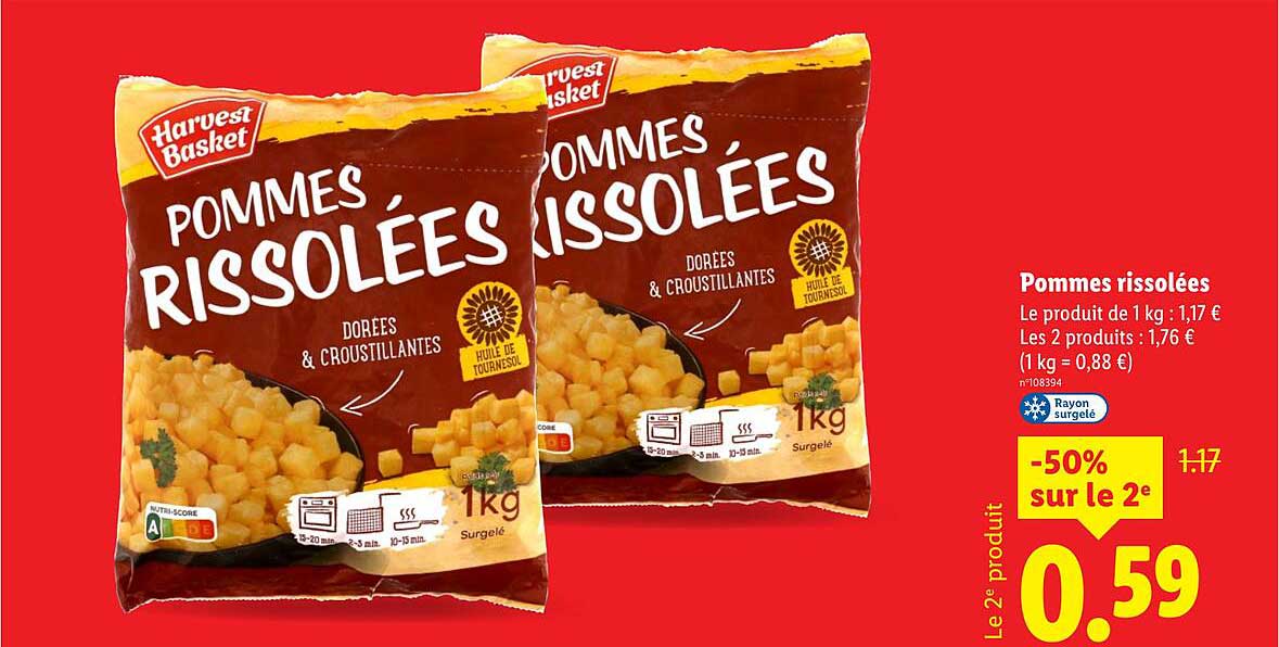 Pommes rissolées