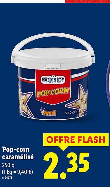 Pop-corn caramélisé
