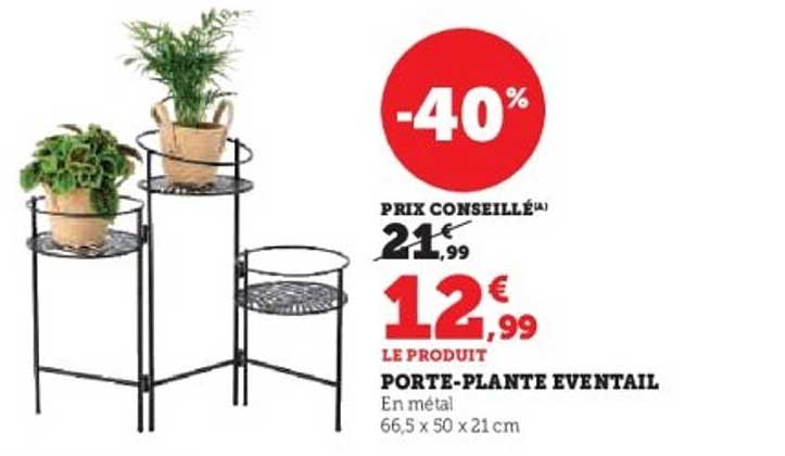 PORTE-PLANTE EVENTAIL