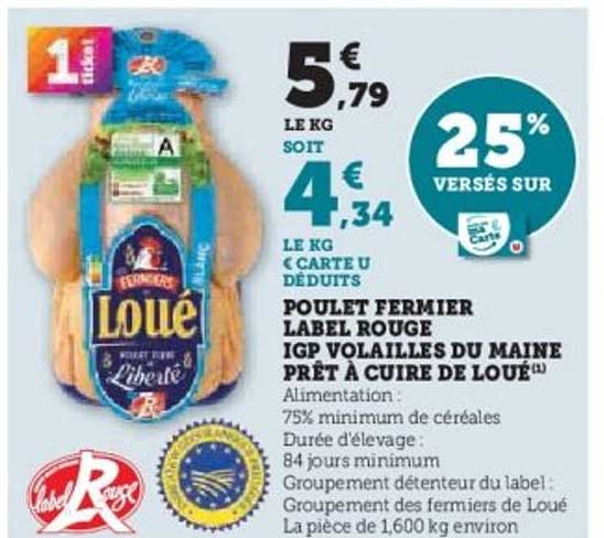 Poulet Fermier Label Rouge