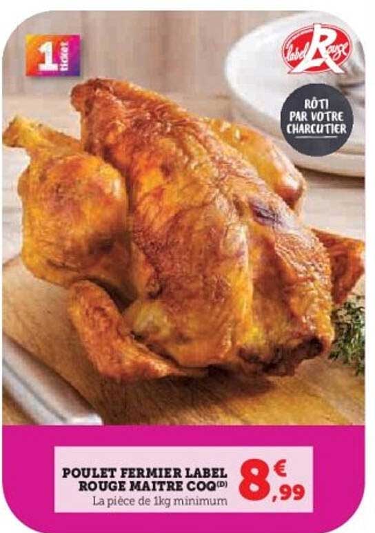 POULET FERMIER LABEL ROUGE MAÎTRE COQ