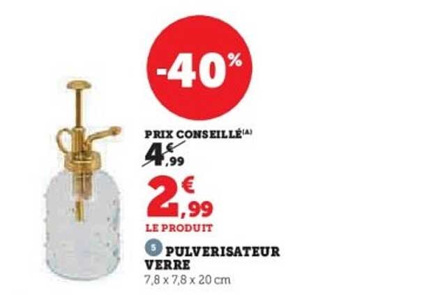Pulvérisateur Verre