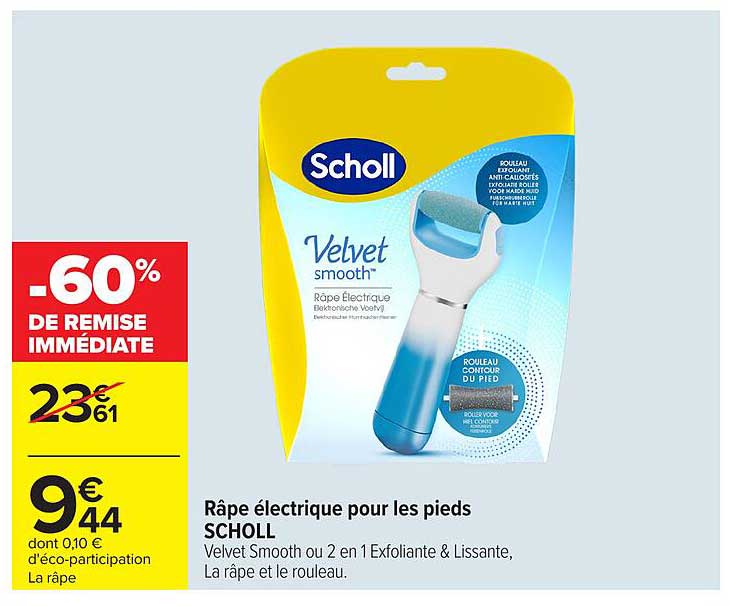 Râpe électrique pour les pieds SCHOLL