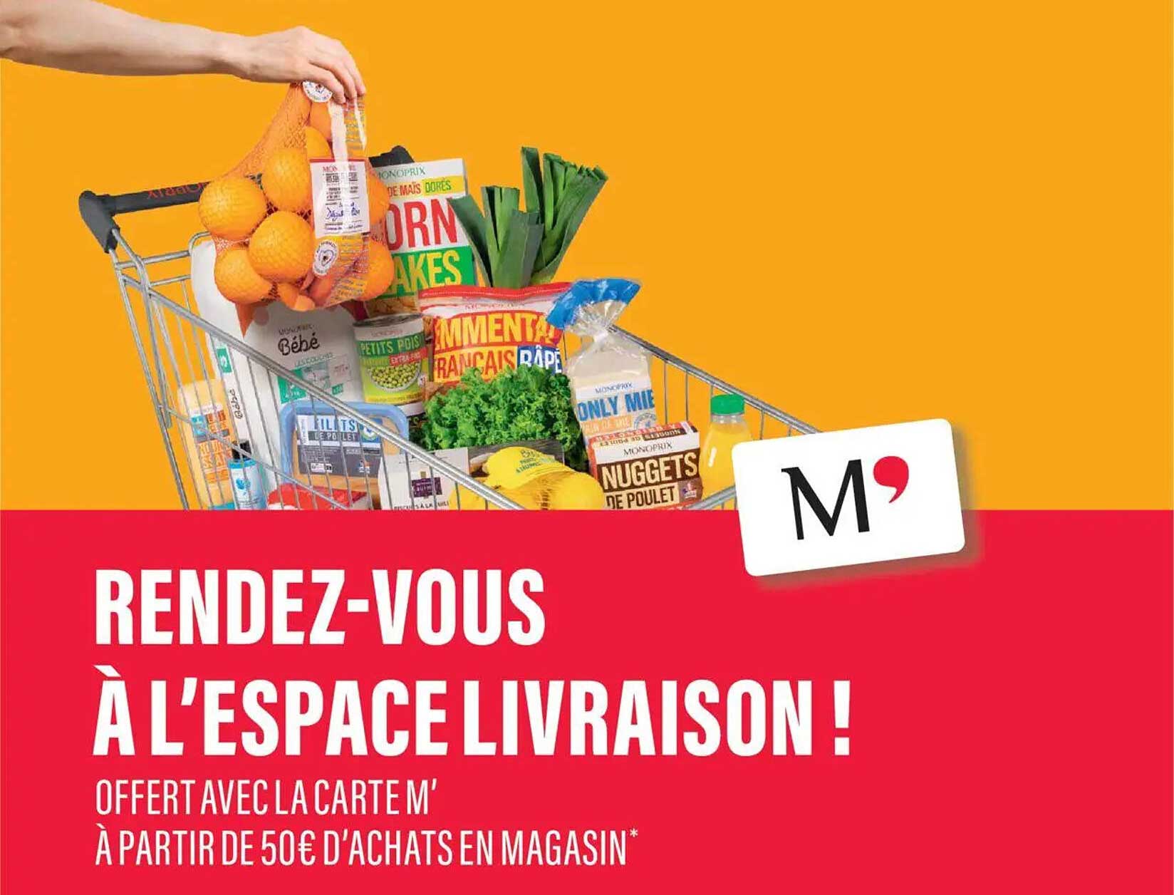 RENDEZ-VOUS À L'ESPACE LIVRAISON !