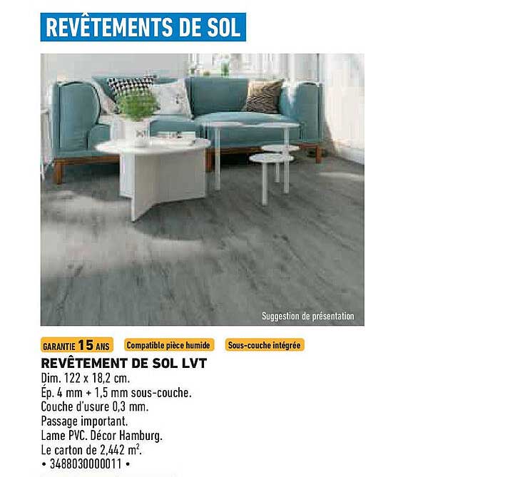REVÊTEMENT DE SOL LVT