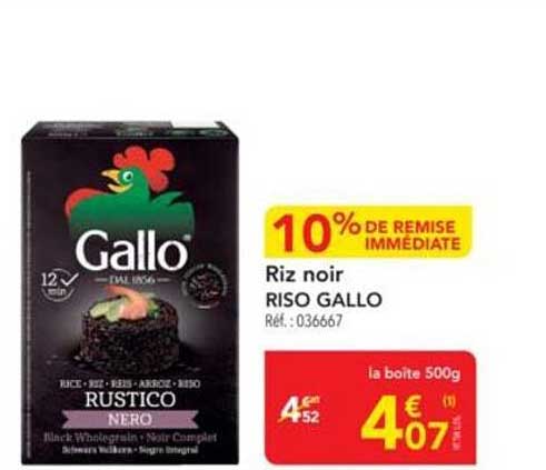 Riz noir RISO GALLO