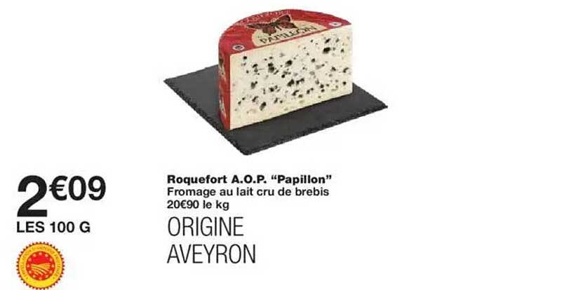 Roquefort A.O.P. "Papillon"