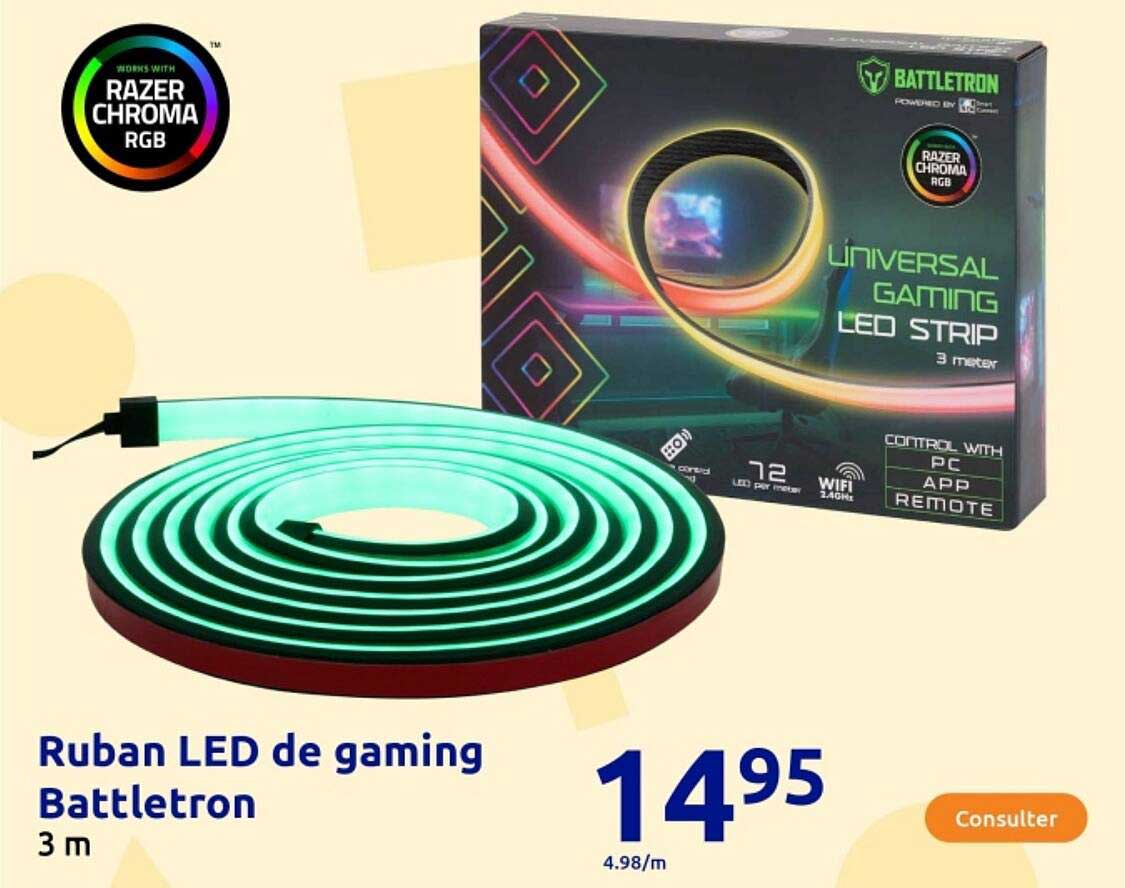 Ruban LED de gaming Battletron