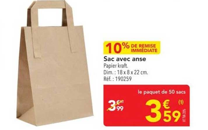 Sac avec anse
