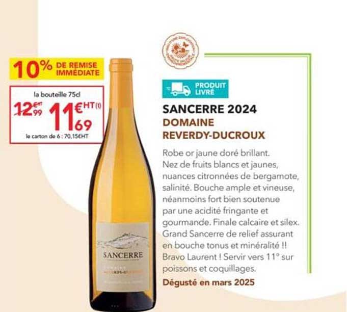 SANCERRE 2024 DOMAINE REVERDY-DUCROUX