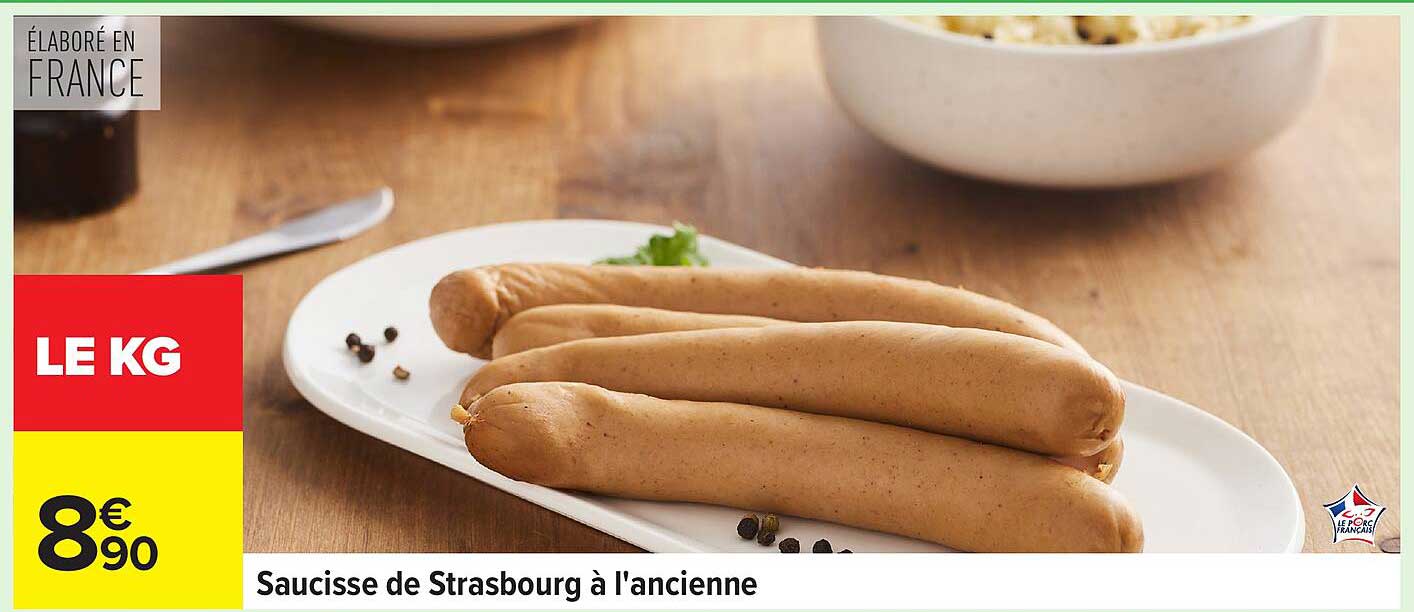 Saucisse de Strasbourg à l'ancienne