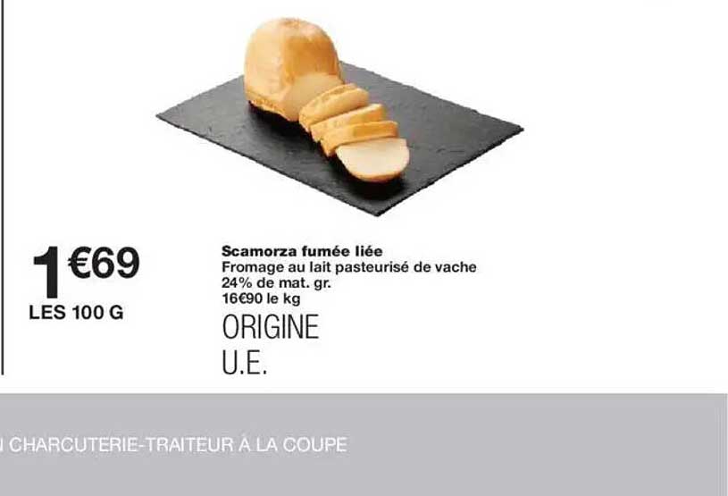 Scamorza fumée liée