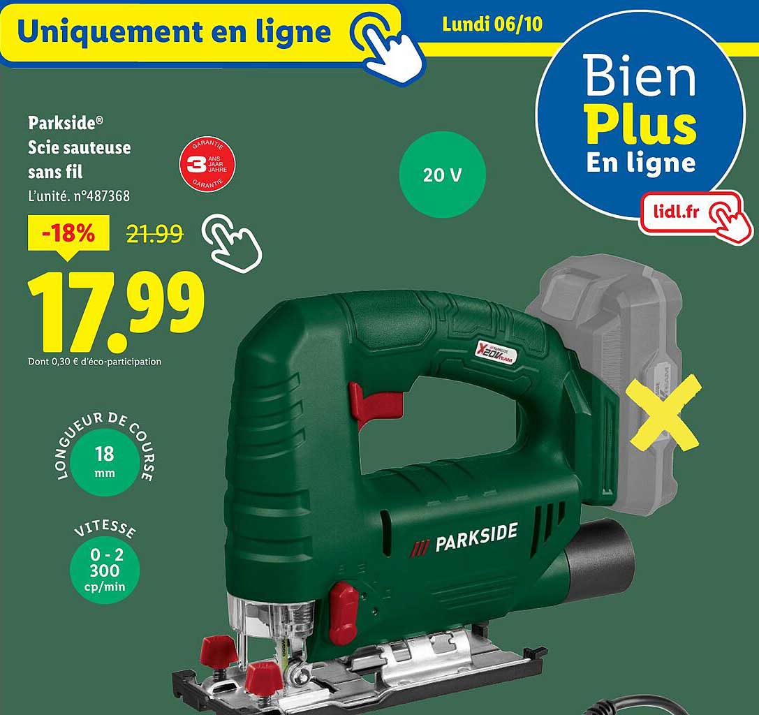 Scie Lidl Parksidenull