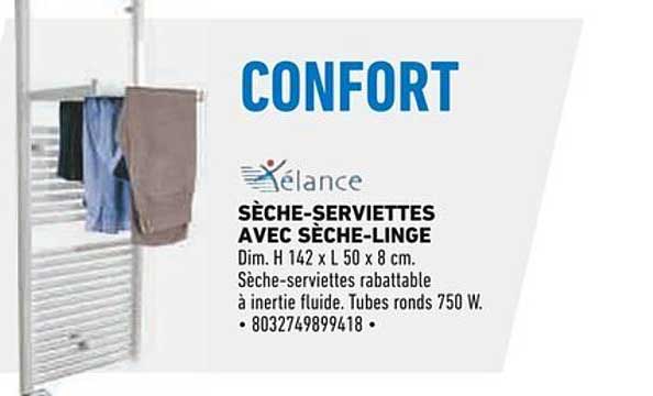 SÈCHE-SERVIETTES AVEC SÈCHE-LINGE