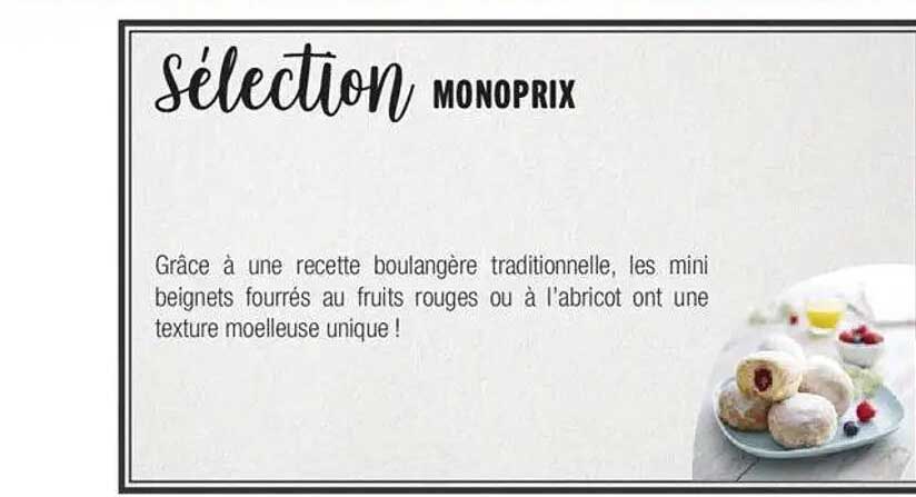 Sélection Monoprix
