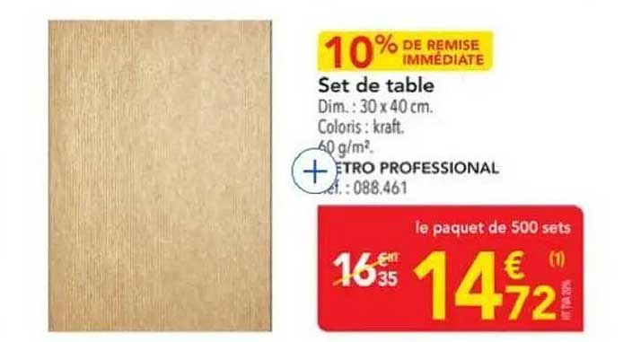 Set de table