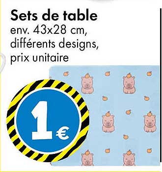 Sets de table