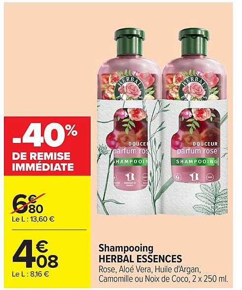 Shampooing HERBAL ESSENCES