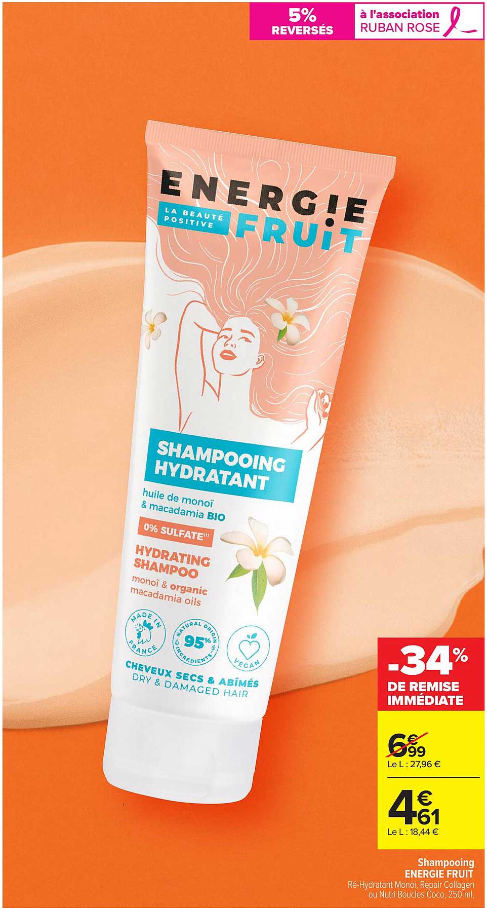 Shampooing Hydratant Énergie Fruit