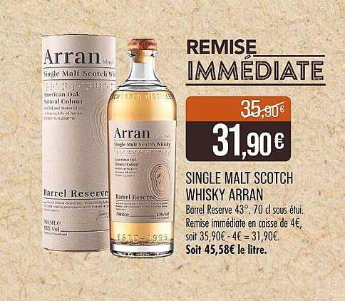 SINGLE MALT SCOTCH WHISKY ARRAN