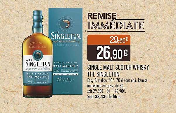 SINGLE MALT SCotch WHISKY THE SINGLETON