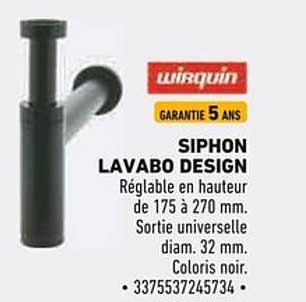 SIPHON LAVABO DESIGN