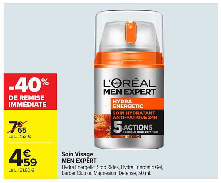 Soin Visage MEN EXPERT