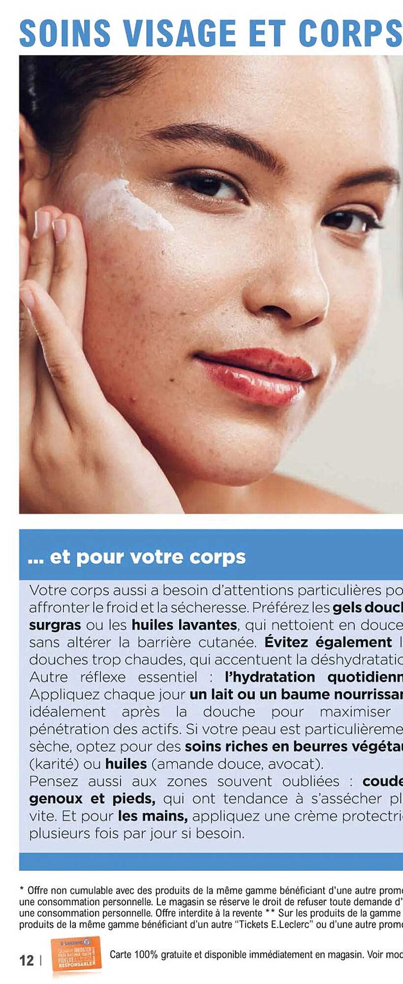 SOINS VISAGE ET CORPS