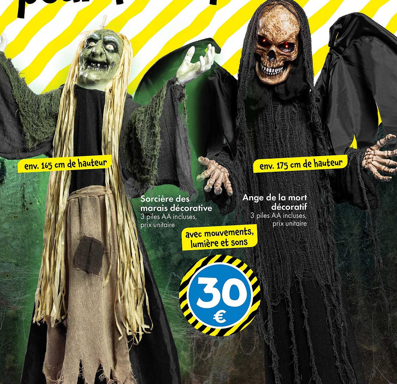 Sorcier et Ange de la mort décoratifs