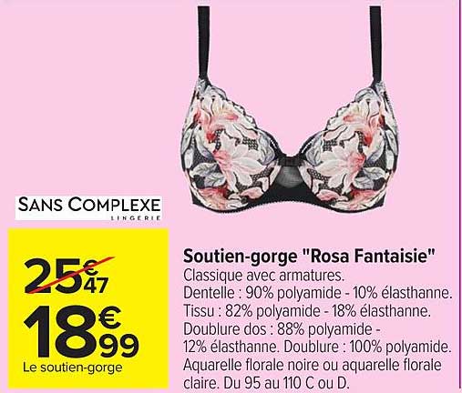 Soutien-gorge "Rosa Fantaisie"