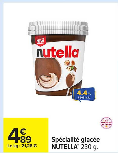 Spécialité glacée NUTELLA® 230 g