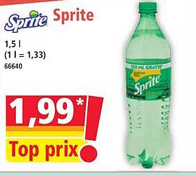 Sprite 1,5 l - Top prix!