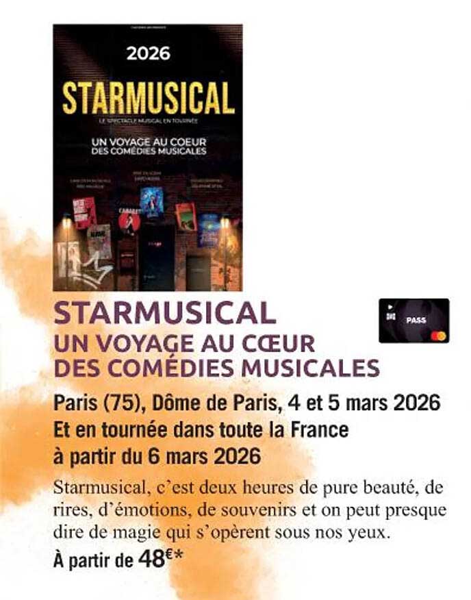 STARMUSICAL UN VOYAGE AU CŒUR DES COMÉDIES MUSICALES