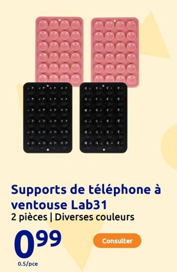 Supports de téléphone à ventouse Lab31