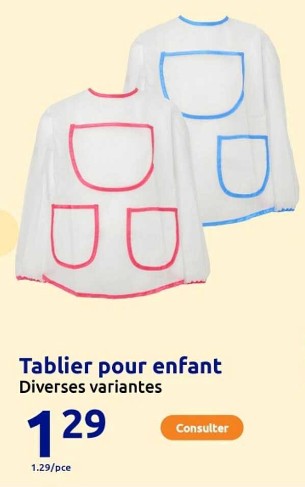 Tablier pour enfant