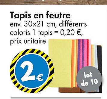 Tapis en feutre