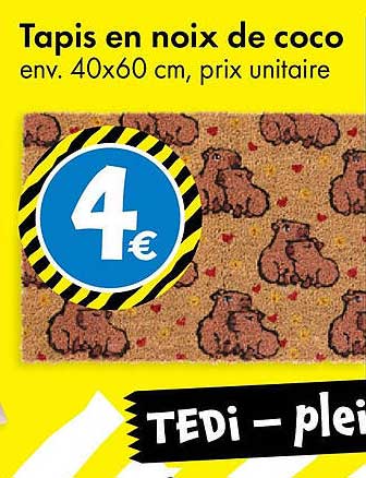 Tapis en noix de coco