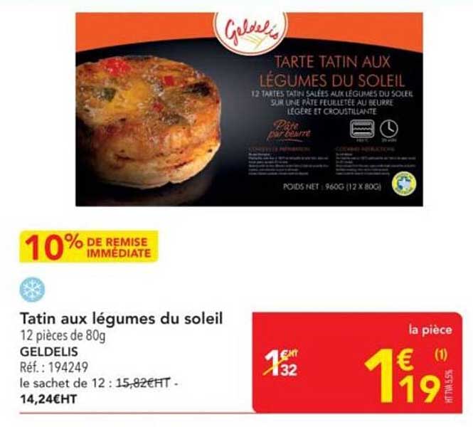 Tarte Tatin aux légumes du soleil