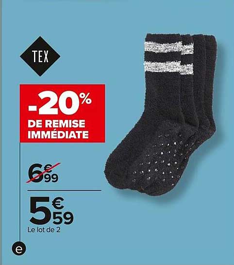 TEX - Chaussettes en lot de 2