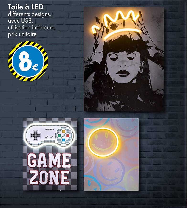 Toile à LED