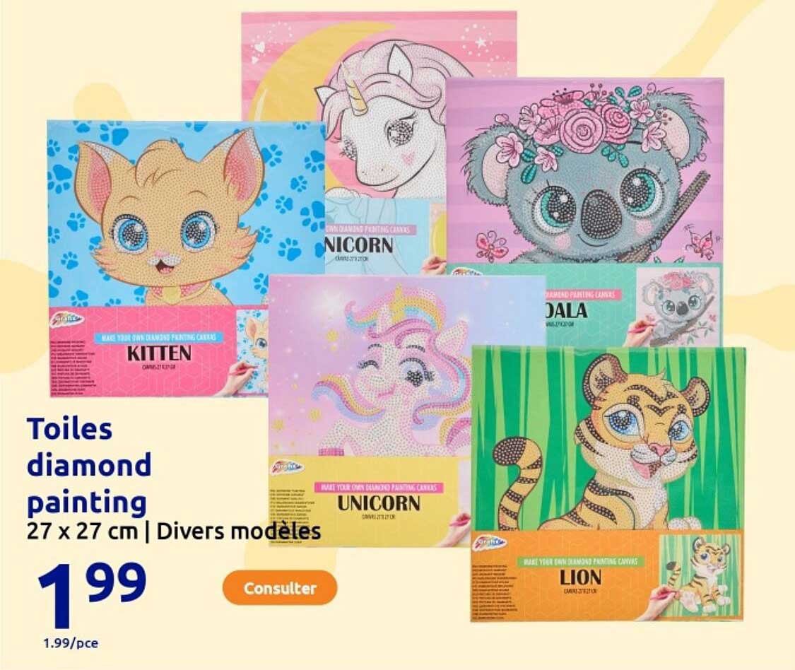 Toiles diamond painting