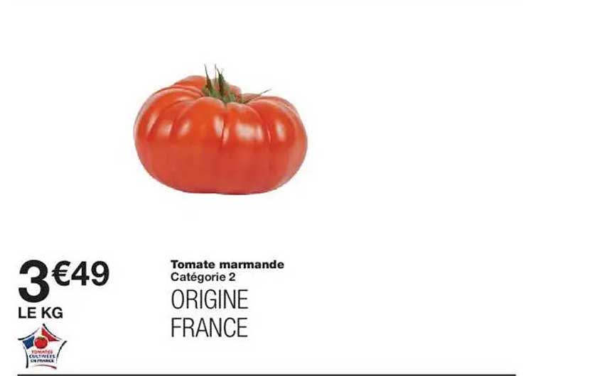 Tomate marmande Catégorie 2